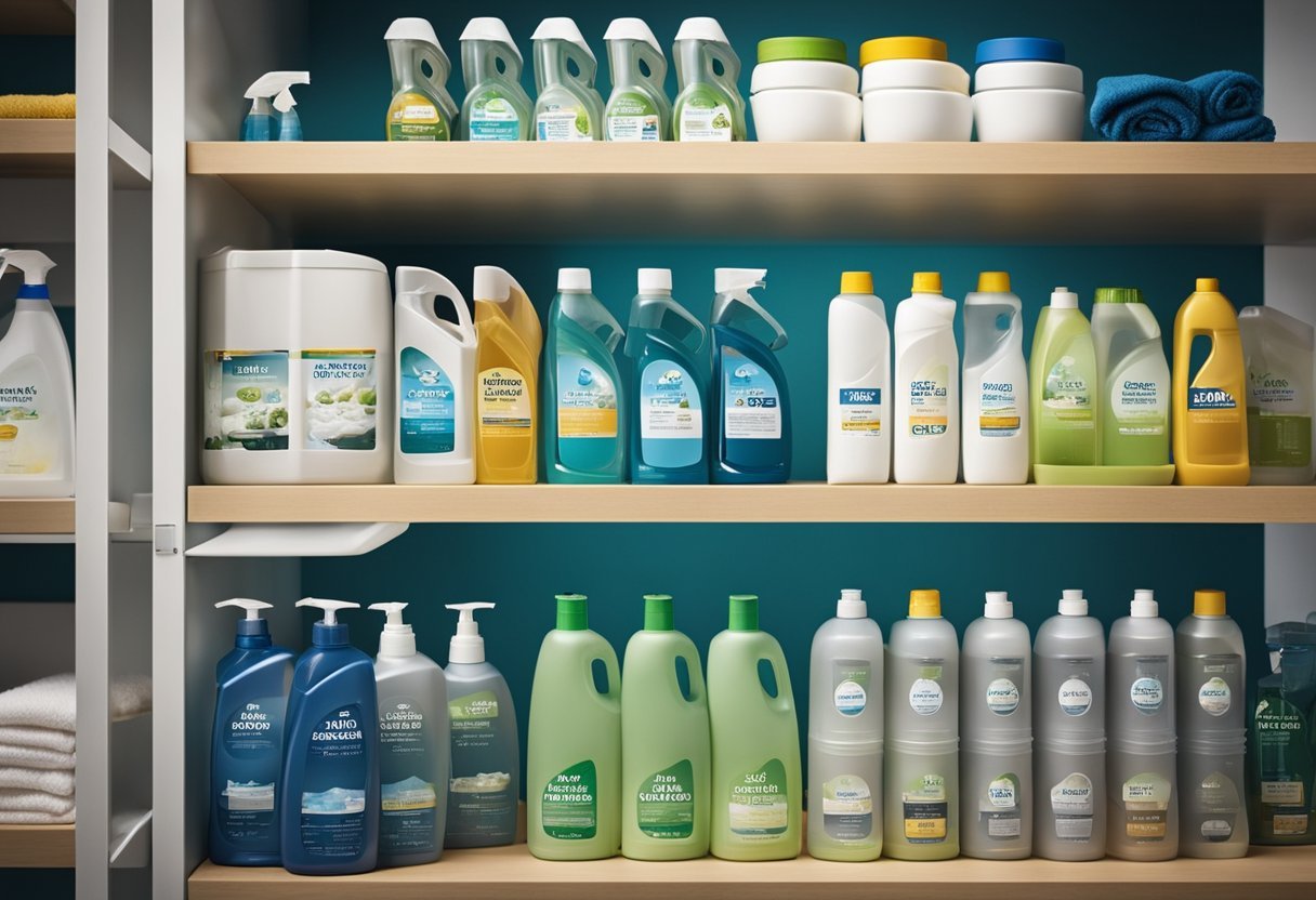 Dicas para Armazenar Produtos de Limpeza e Lavanderia: Como Organizar e Preservar Seus Produtos