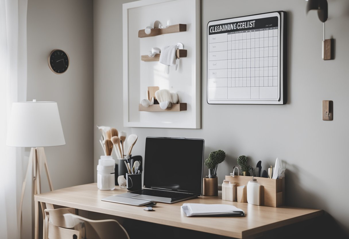 Como criar um cronograma de limpeza semanal eficiente